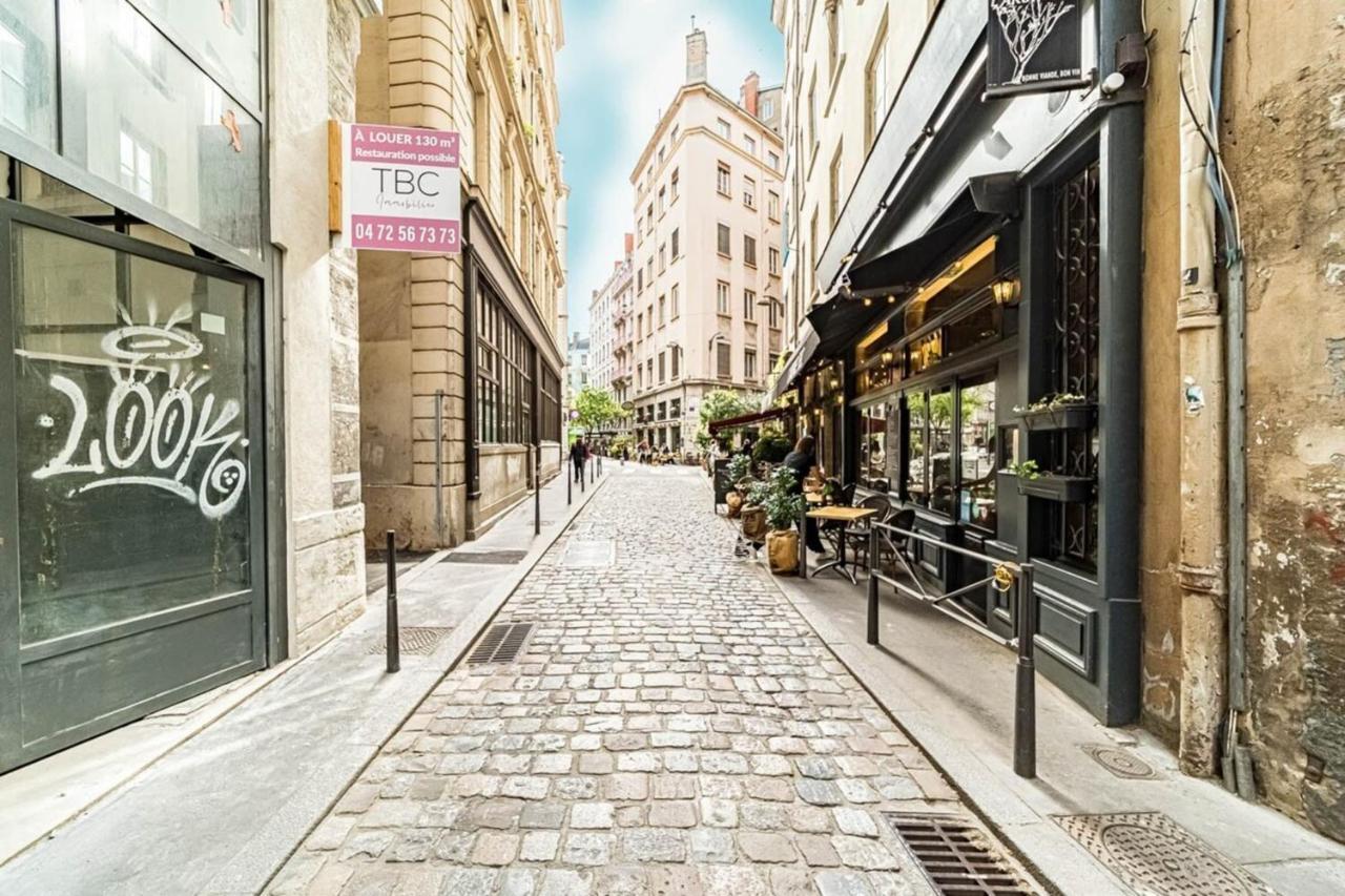 The Pizay Duplex Cozy 2 People - Metro Hotel De Ville Lyon Exterior foto